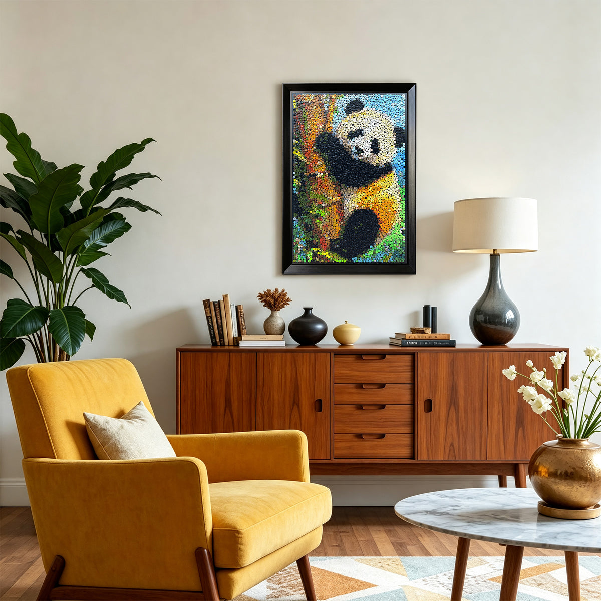 A Quiet Moment wall art adding a calm and natural artistic touch to a room