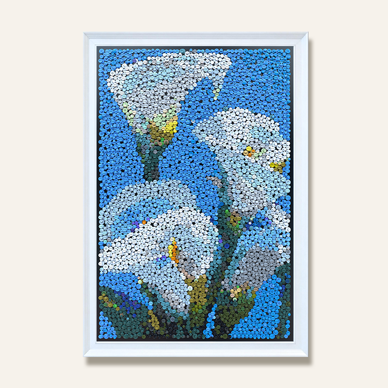 Blue Reverie Calla Lilies