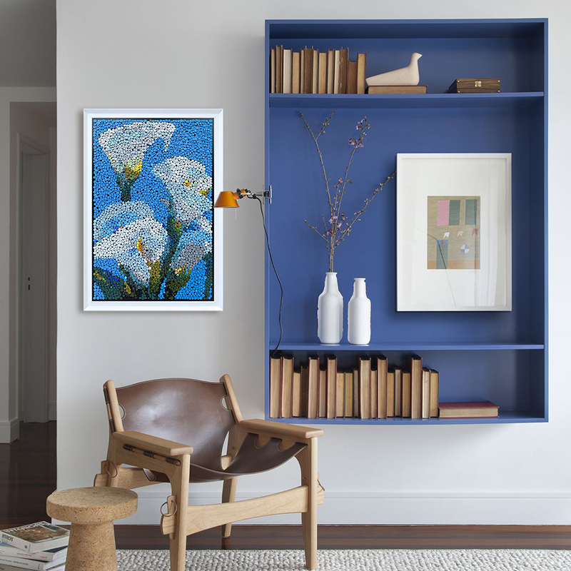 Blue Reverie Calla Lilies