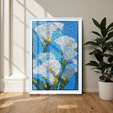 Blue Reverie Calla Lilies
