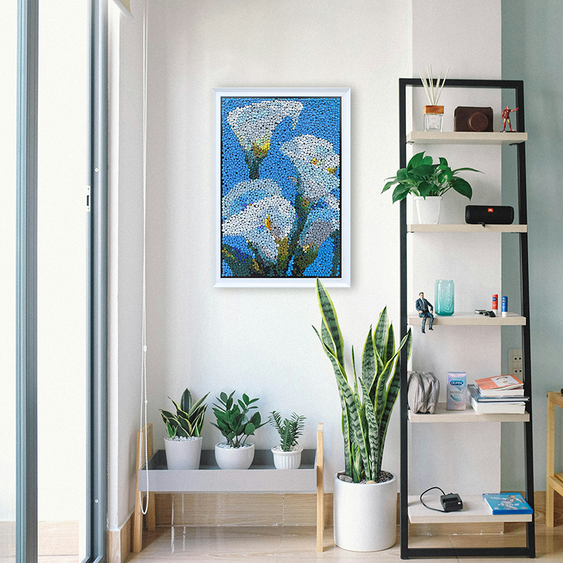 Blue Reverie Calla Lilies