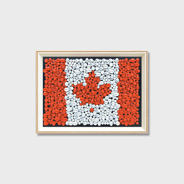 World Pride Collection featuring Canada flag button art