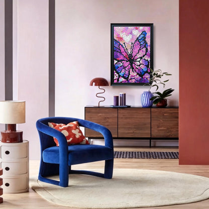 Dreamscape Butterfly button artwork featured as dreamy nature-inspired home decor