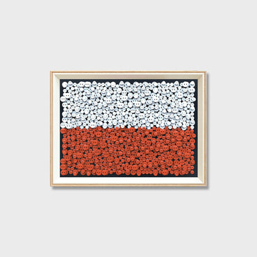 World Pride Collection featuring Poland flag button art