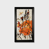 The Lotus and Dragonfly button art featuring a traditional Chinese lotus and dragonfly composition inspired by Qi Baishi