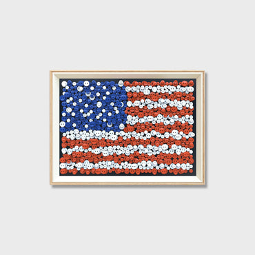 World Pride Collection featuring United States flag button art