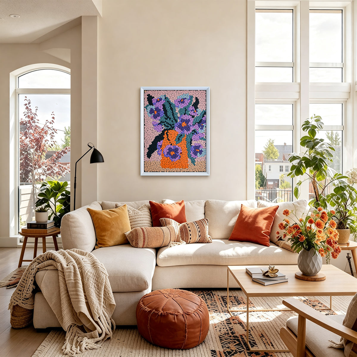 Whispers of Spring wall art adding a soft floral touch to a room